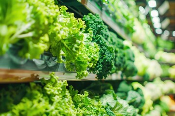 vegetables in supermarket, Generative Ai
