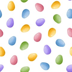 Easter print, Easter decoration, Easter pattern , Eggs, Rabbits, Easter fabric design