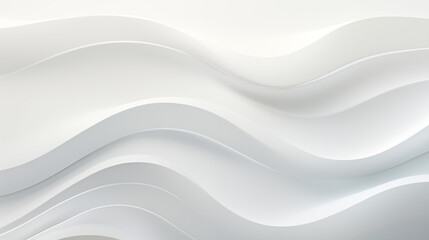 Obraz premium Abstract White Waves Background Texture