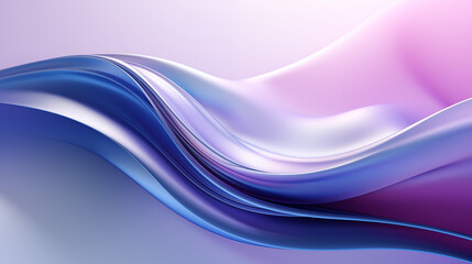 Fototapeta premium Elegant Blue and Purple Fluid Abstract Design