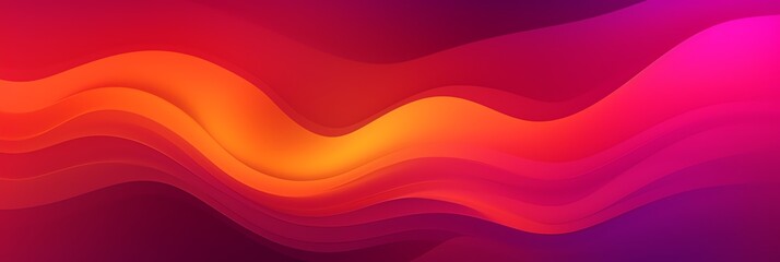 Abstract orang, purple, white colorful waves background suitable for designs requiring dynamic and vibrant visuals, ideal for digital art, presentations, or advertising - obrazy, fototapety, plakaty