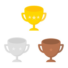 set of cups isolated