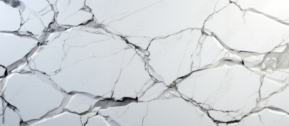 Poster a closeup shot of a cracked glass window revealing a unique pattern of fractures. the transparent ma