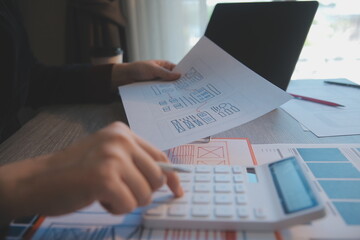 UX UI design process for modish mobile application and website . Creative prototype of wireframe...