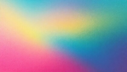 Abstract Vibrant Gradient: Exploring the Fusion of Pink, Blue, Yellow, and Green"