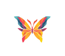 Illustration of an abstract butterfly






