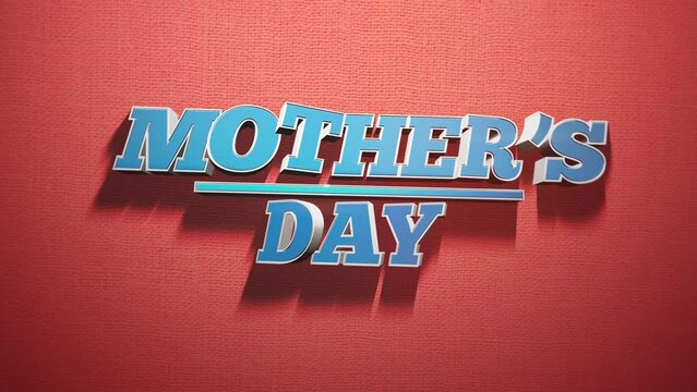 Celebrate Mothers Day with this bold and artistic image. The stylized cut-out letters form a unique and dynamic design, conveying a sense of appreciation and love for moms everywhere