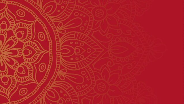Red festival greeting background
