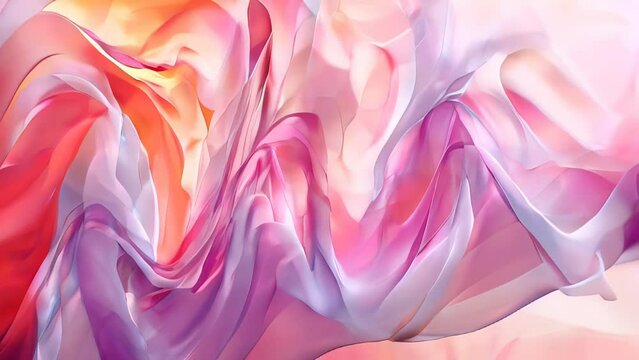Abstract background with wavy fabric.,.