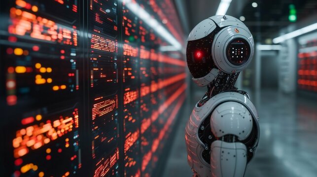 AI crypto trade artificial intelligence technology business bot.