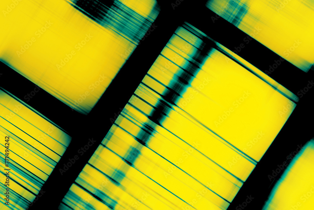 Poster abstract diagonal lines pattern background in yellow and black