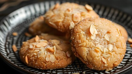 Chinese Almond cookies, traditional food