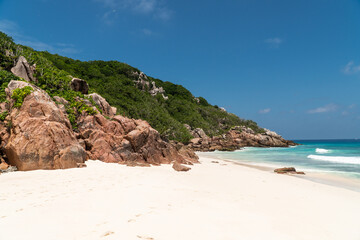 Beach on Aride Island, Seychelles