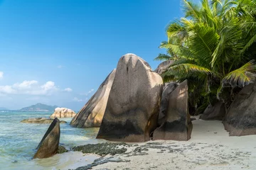Fotobehang Anse Source D'Agent, La Digue eiland, Seychellen Anse Source D'Argent on La Digue, Seychelles