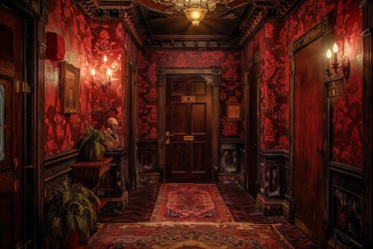 Victorian Red Interior