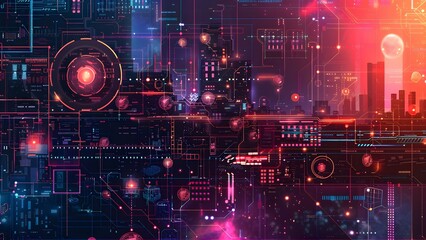 Obraz premium IT technology 