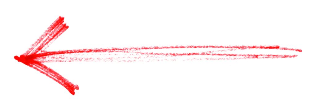 Red arrows isolated on transparent background - Powered by Adobe