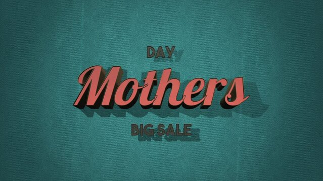 Celebrate Mothers Day with style! This retro-inspired image invites you to a special sale event, showcasing a vibrant green background and the words Mothers Day Sale