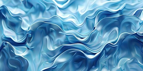 Blue waves abstraction background