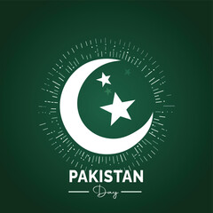 Pakistan day background design