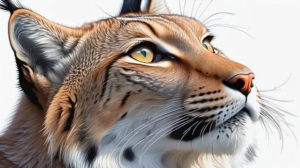 Foto auf Alu-Dibond Portrait of a lynx © Milten