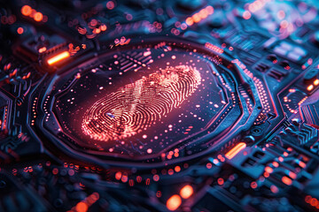 Biometric Fingerprint Identification on Digital Security System