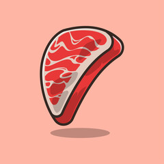 Fresh Meat from The Farm. Food and Beverage Illustration Theme.