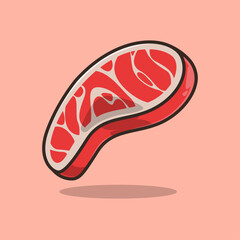 Beef Vector Artwork. Food and Beverage Illustration Theme.