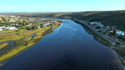 Arial Drone Photos of Nature, River & River Marsh.