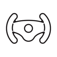 steering wheel icon