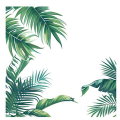 Fototapeta na wymiar palm tree leaves