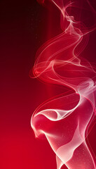 Red White Abstract