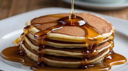 Pancake with syrup