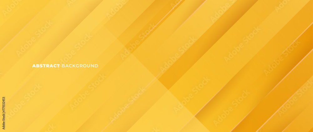 Poster Abstract geometric background yellow diagonal square shapes. Dynamic pattern slash lines. Vector illustration.