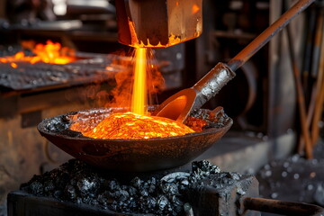 Melting metals and creating equipment with high heat