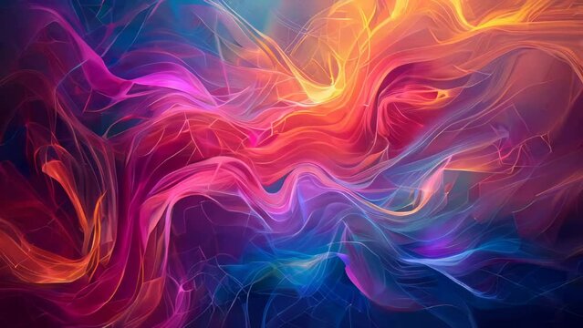 Abstract colorful background. Psychedelic fractal texture. Digital art.