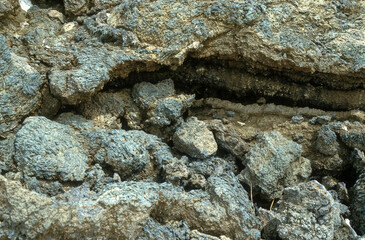 lave, volcan Shetani, Parc national du Tsavo, Kenya