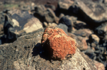 lave, volcan Shetani, Parc national du Tsavo, Kenya