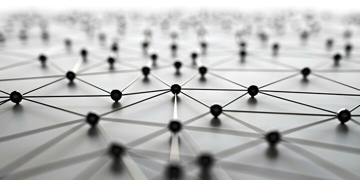 Global network concept with interconnected dots representing worldwide collaboration unity and communication. Concept Global Collaboration, Interconnected Networks, Worldwide Unity
