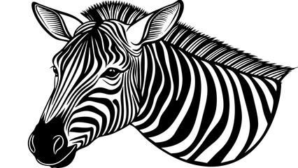 Fototapeta na wymiar zebra and svg file