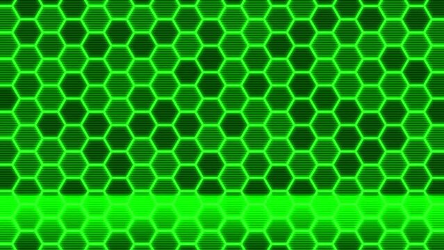 Green monitor image
