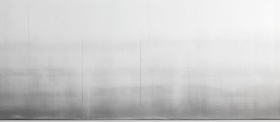 A monochrome photography of a foggy city skyline in grey tints and shades. The skyscrapers create a rectangular pattern against the hazy sky - obrazy, fototapety, plakaty