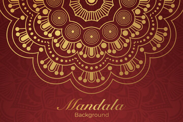 Luxurious mandala pattern background, luxury mandala invitation greeting card design, circular pattern vector design,