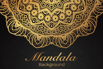 Luxurious mandala pattern background, luxury mandala invitation greeting card design, circular pattern vector design,