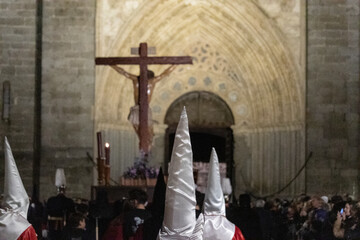 Fototapeta premium Procession of the Passion and Holy Burial, Avila, Easter 2024