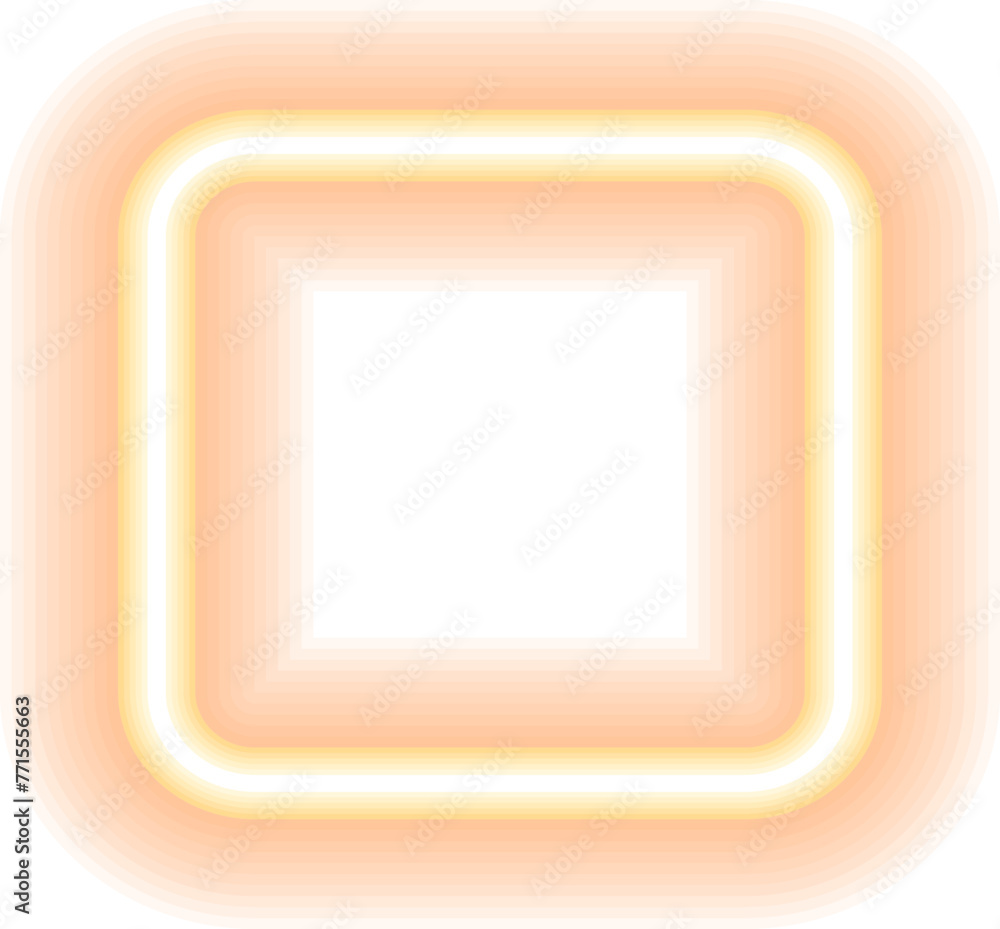 Aufkleber colorful glowing linear design element. abstract shining neon line, glowing linear geometric element
