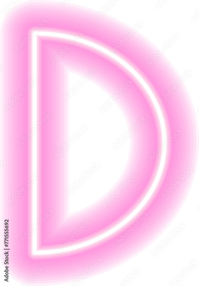 Poster colorful glowing linear design element. abstract shining neon line, glowing linear geometric element