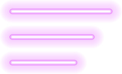 Colorful glowing linear design element. Abstract shining neon line, glowing linear geometric element
