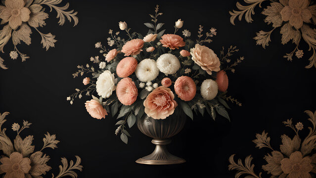 vintage flower background