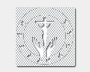  Free vector good Friday background social media banner design